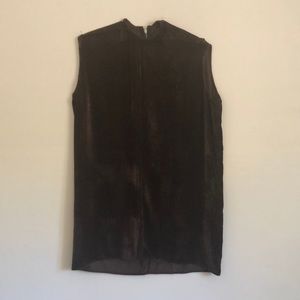 Rick Owens Brown Velvet Minidress